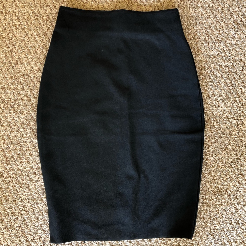 WOW Couture black bodycon pencil skirt